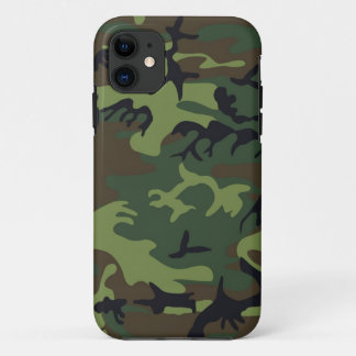 Capa Para iPhone 11 Shell 5S da Camo Verde com ID,Titular do Cartão de