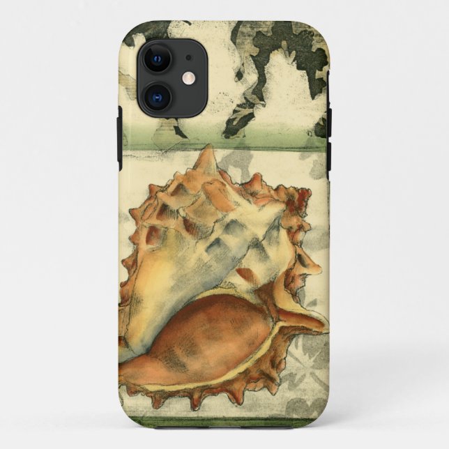 Capa Para iPhone 11 Shell de Conch de Silhueta (Verso)