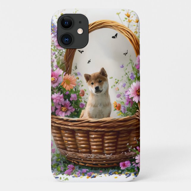Capa Para iPhone 11 Shiba Inu Puppy (Verso)