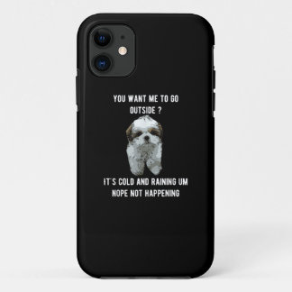 Capa Para iPhone 11 Shih Tzu | Shih Tzu Você Quer Que Eu Saia