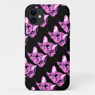 Capa Para iPhone 11 Silhouette Bulldog Francês