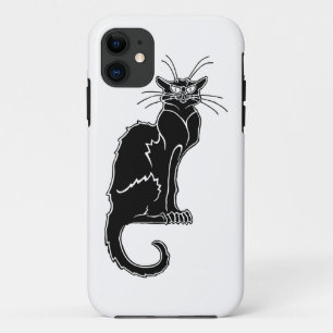 Capa Para iPhone 11 silhueta de animal gato preto