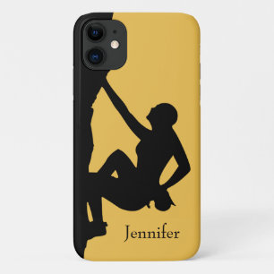 Capa Para iPhone 11 Silhueta de Escalada