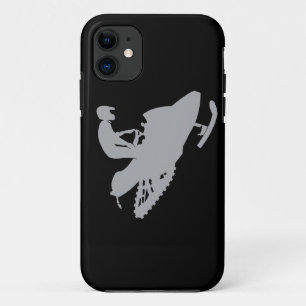 Capa Para iPhone 11 Silver Cinza Snowmobiler