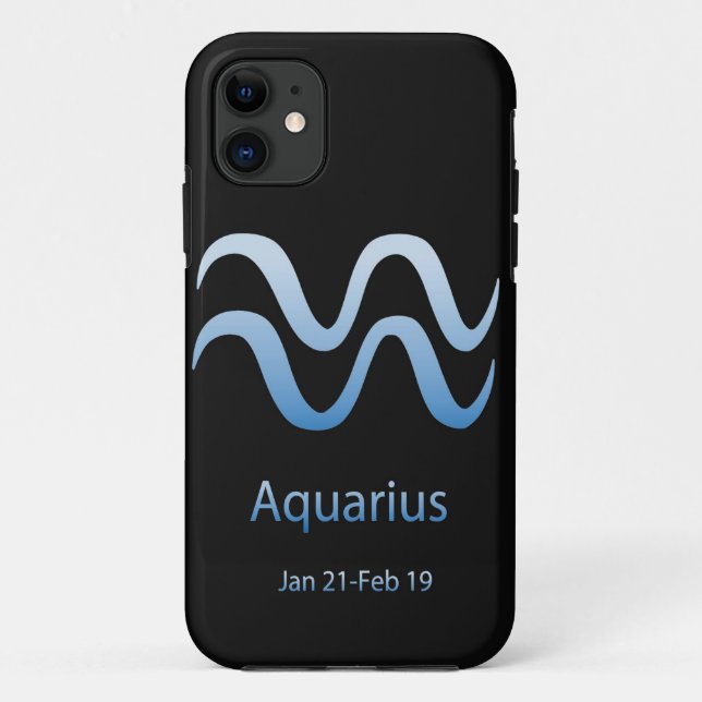 Capa Para iPhone 11 Símbolo Aquarius Star (Verso)