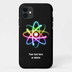 Capa Para iPhone 11 Símbolo Atom Colorido Brilhante
