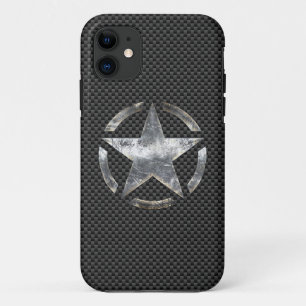 Capa Para iPhone 11 Símbolo da estrela em uma decoração do estilo d