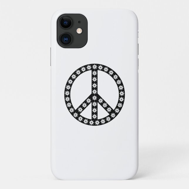 Capa Para iPhone 11 Símbolo Daisy Peace (Verso)