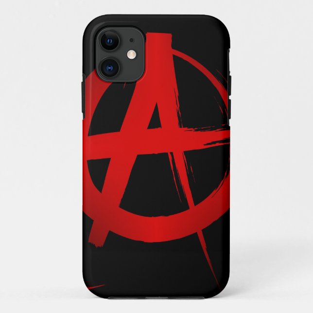 Capa Para iPhone 11 Símbolo de anarquia (Verso)
