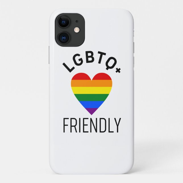 Capa Para iPhone 11 símbolo do orgulho amigável lgbtq amam gay lgbt ra (Verso)