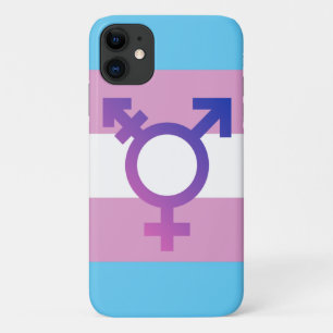 Capa Para iPhone 11 Símbolo e Orgulho Transgênero