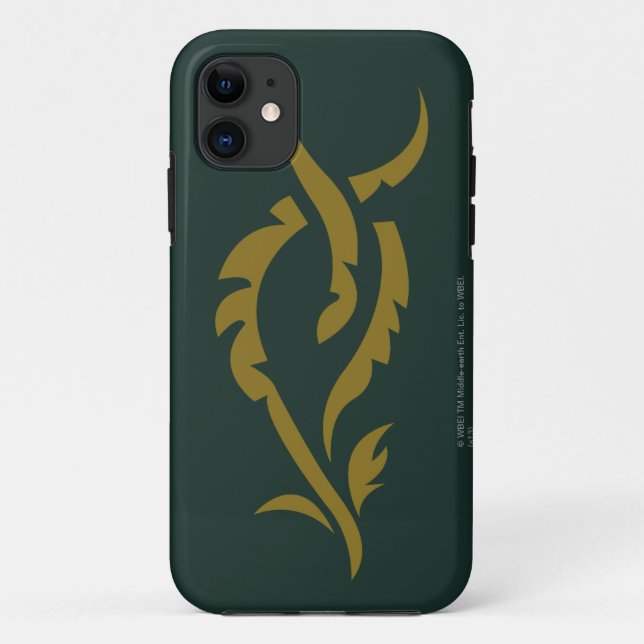 Capa Para iPhone 11 Símbolo Floral TAURIEL™ (Verso)