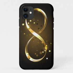 Capa Para iPhone 11 Símbolo Infinity do ouro