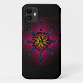 Capa Para iPhone 11 Símbolo tribal colorido do caos