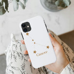 Capa Para iPhone 11 Símbolo Zodiac Moderno - Cancer Dourado | Água Ele<br><div class="desc">Símbolo Zodiac Moderno - Cancer Dourado | Água Elementar</div>