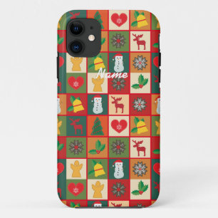 Capa Para iPhone 11 Símbolos de Natal Medley Art Thunder_Cove