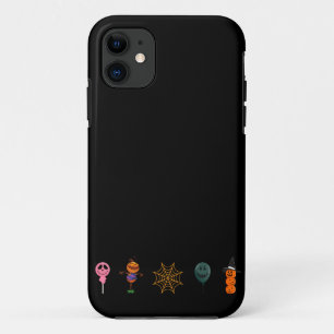 Capa Para iPhone 11 Simples Abóbora do Halloween encara a festa do fan