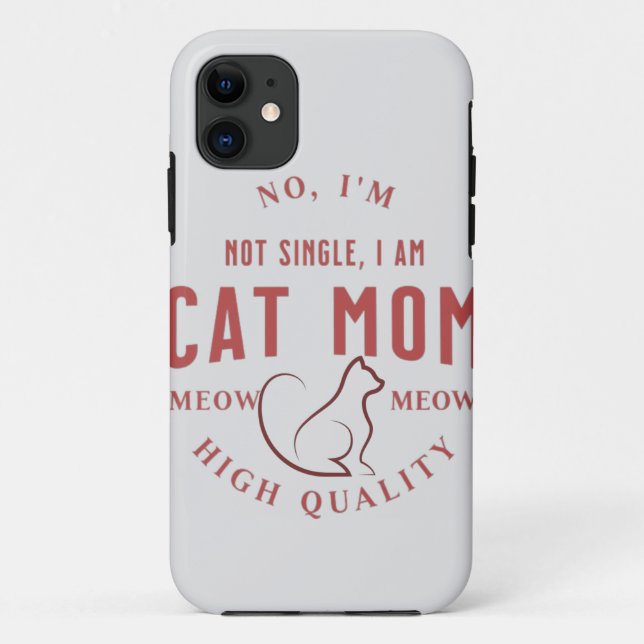Capa Para iPhone 11 simples bonitinho, não sou solteiro, sou presente  (Verso)