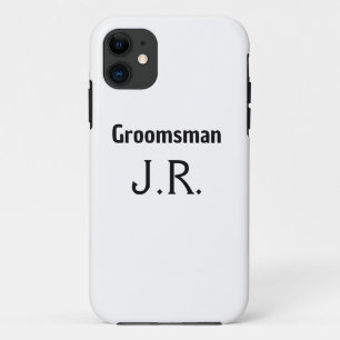 Capa Para iPhone 11 SIMPLES MINIMAL adicionar seu nome padrinho de cas