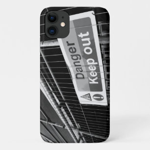 Capa Para iPhone 11 Sinal do Perigo de Saída
