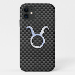 Capa Para iPhone 11 Sinal do zodíaco do Taurus no impressão da fibra