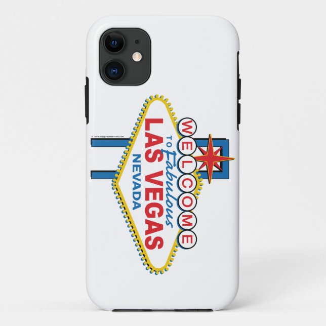 Capa Para iPhone 11 Sinal Retroativo de Las Vegas (Verso)