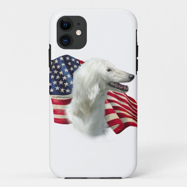 Capa Para iPhone 11 Sinalizador Afgan (Verso)