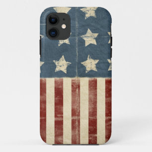 Capa Para iPhone 11 Sinalizador antigo desbotado