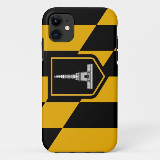 Capa Para iPhone 11 Sinalizador Baltimore (Verso)