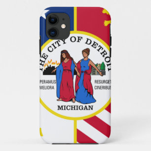 Capa Para iPhone 11 Sinalizador de Detroit de IMPRESSÃO GRANDE