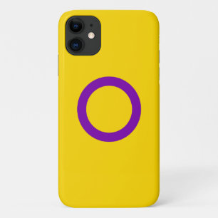 Capa Para iPhone 11 Sinalizador do Orgulho Intersexual