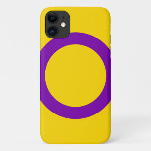 Capa Para iPhone 11 Sinalizador do Orgulho Intersexual