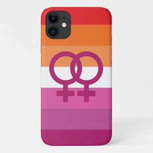 Capa Para iPhone 11 Sinalizador do Orgulho Lésbico WLW