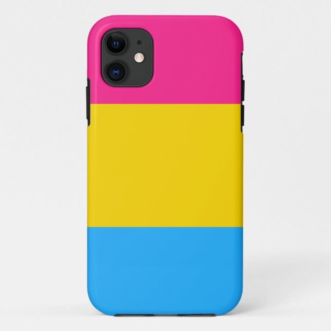 Capa Para iPhone 11 Sinalizador do Orgulho Pansexual (Verso)