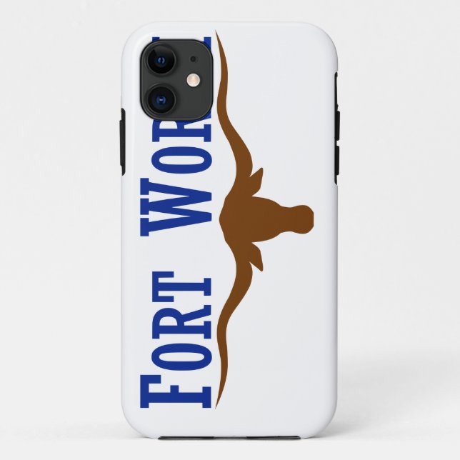 Capa Para iPhone 11 Sinalizador Fort Worth (Verso)