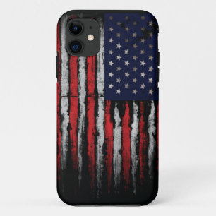 Capa Para iPhone 11 Sinalizador Grunge U.S.A