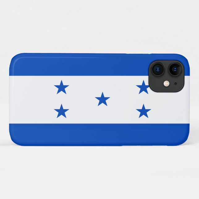 Capa Para iPhone 11 Sinalizador Honduras (Verso (horizontal))