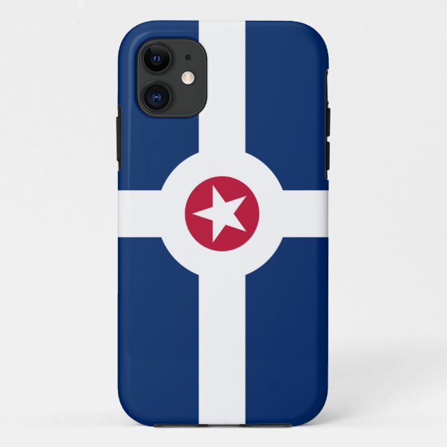 Capa Para iPhone 11 Sinalizador Indianápolis (Verso)