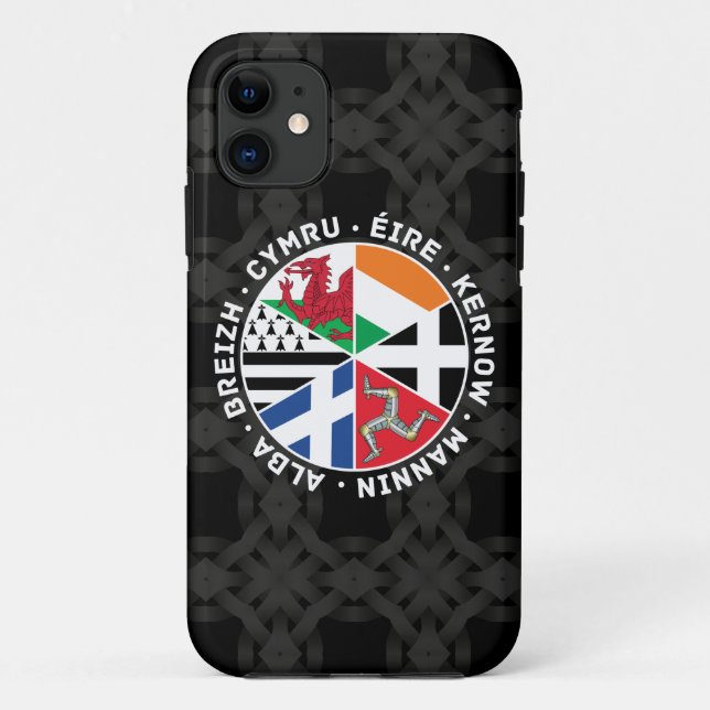 Capa Para iPhone 11 Sinalizadores Célticos das Nações (Verso)