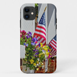 Capa Para iPhone 11 Sinalizadores + Flores