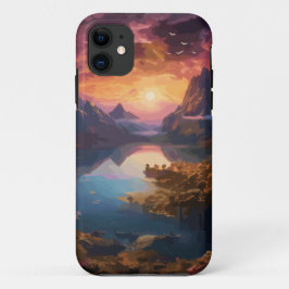 Capa Para iPhone 11 Sinfonia de Montanha: Uma Mistura Harmoniosa de Co