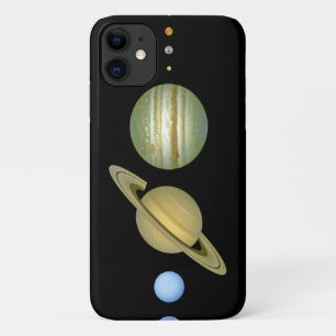 Capa Para iPhone 11 Sistema Solar ~ Vista Longa