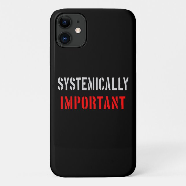 Capa Para iPhone 11 Sistemicamente importante (Verso)