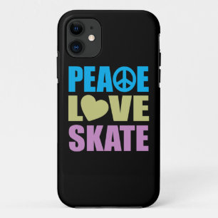 Capa Para iPhone 11 Skate do amor da paz
