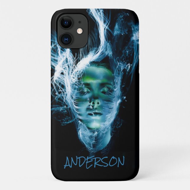 Capa Para iPhone 11 Skateboard Personalizada Moderna Legal Negra (Verso)