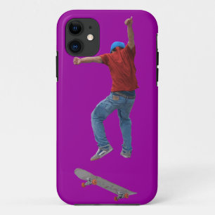 Capa Para iPhone 11 Skateboarder Consiga Alguma Ação Aérea Kulcha Art