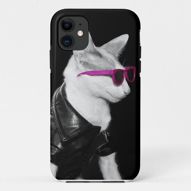 Capa Para iPhone 11 Skeezix o exemplo do gato iPhone5 - gato do (Verso)