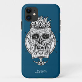 Capa Para iPhone 11 Skeleton personalizado rei náutico
