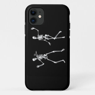 Capa Para iPhone 11 Skeletons Dançantes iPhone 5 Case
