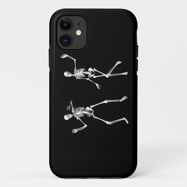 Capa Para iPhone 11 Skeletons Dançantes iPhone 5 Case (Verso)